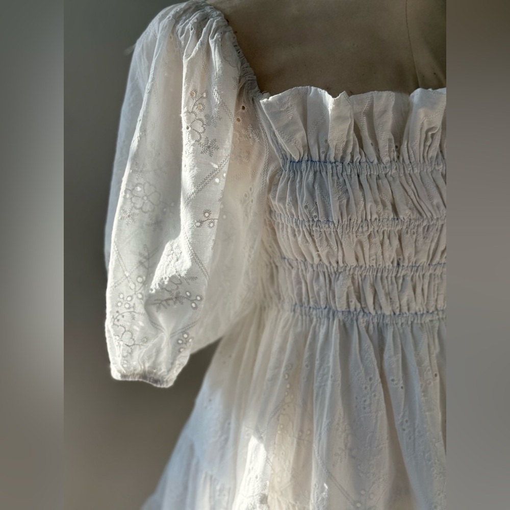 Buddy Love White Ruffle Dress - Picture 5 of 7
